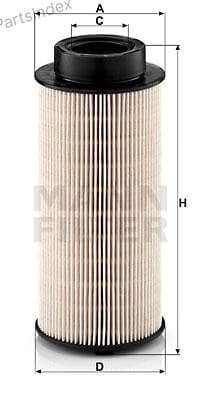 Изображение - Фильтр топливный MANN PU 941 X