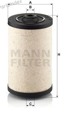Изображение - Фильтр топливный MANN BFU 900 X