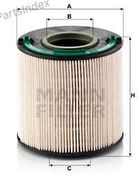 Изображение - Фильтр топливный MANN PU 1040 X ***
