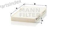 Изображение - Фильтр салонный MANN-CU 20 005-2 ***
