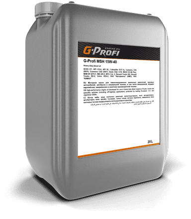 Изображение - G-Profi MSH 15w40, API CH-4/SL