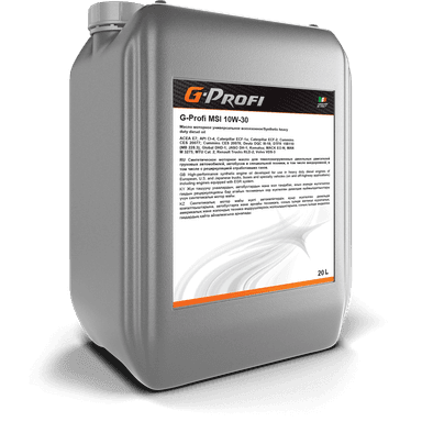 Изображение - G-Profi MSI 10w30, API CI-4 ACEA E7