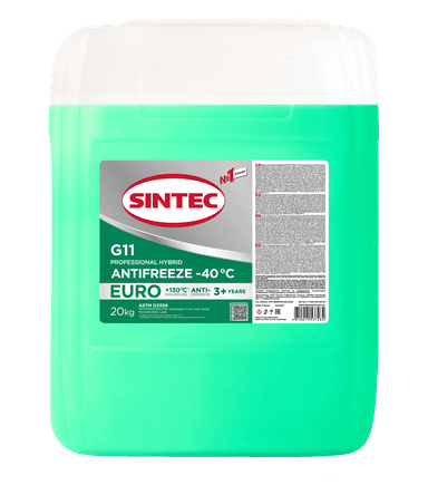 Изображение - Sintec Антифриз Euro G11 green -40