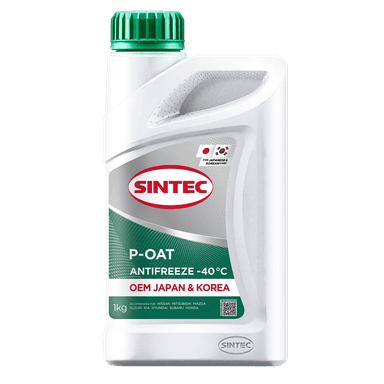 Изображение - Sintec Antifreeze OEM Japan&Korea P-OAT green -40