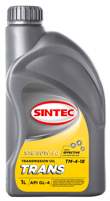 Изображение - SINTEC масло трансм. ТМ4 80W90 Gl-4