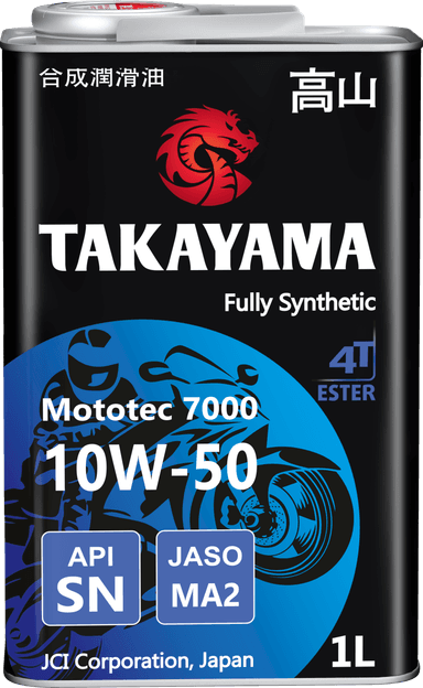 Изображение - TAKAYAMA Mototec 7000 4T SAE 10W-50 API SN JASO MA-2